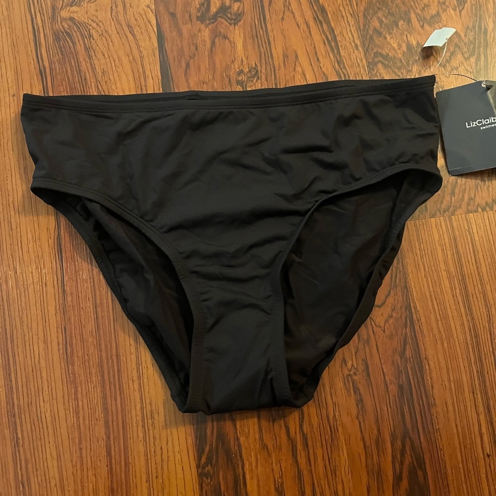 NWT Liz Claiborne high waisted bikini bottoms